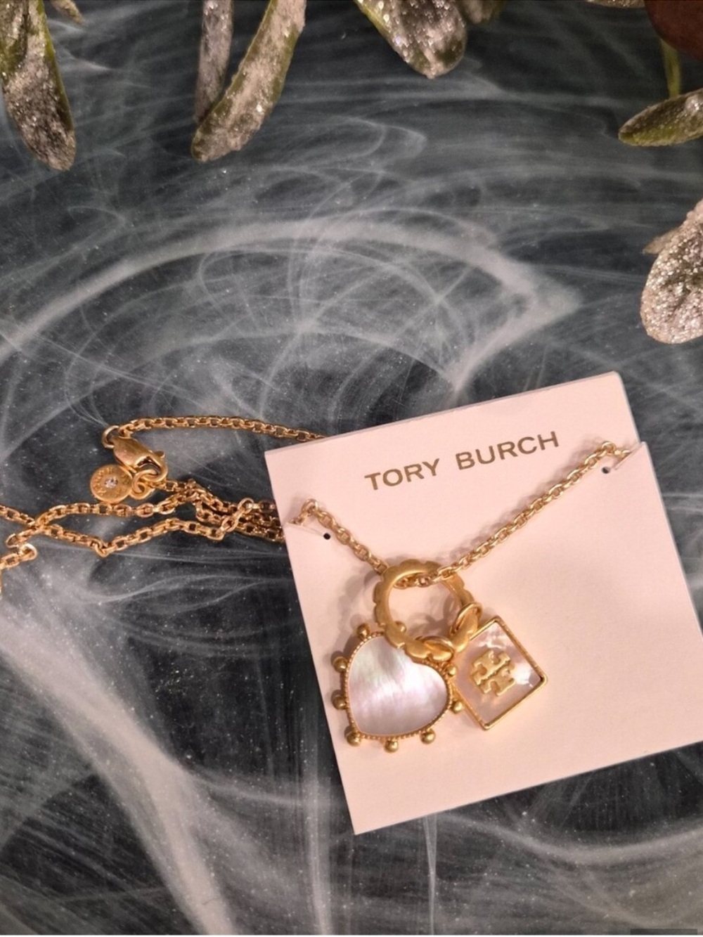 Tory Burch Roxanne Heart Necklace